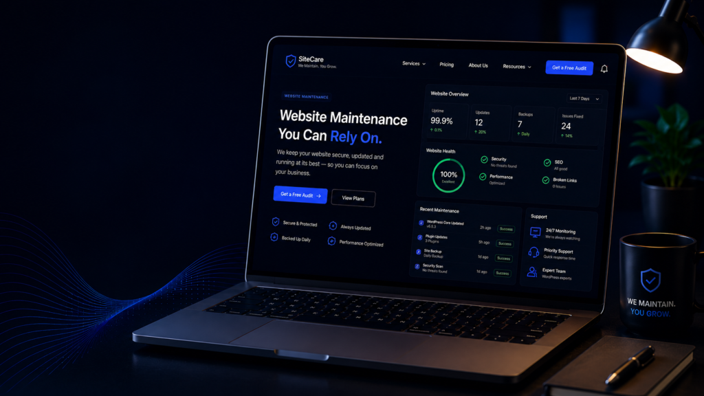 web maintaince