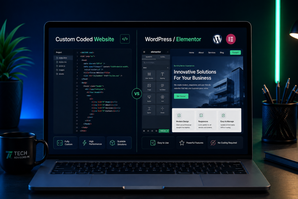Custom Web Development vs WordPress: Which Is Better for Your Business?