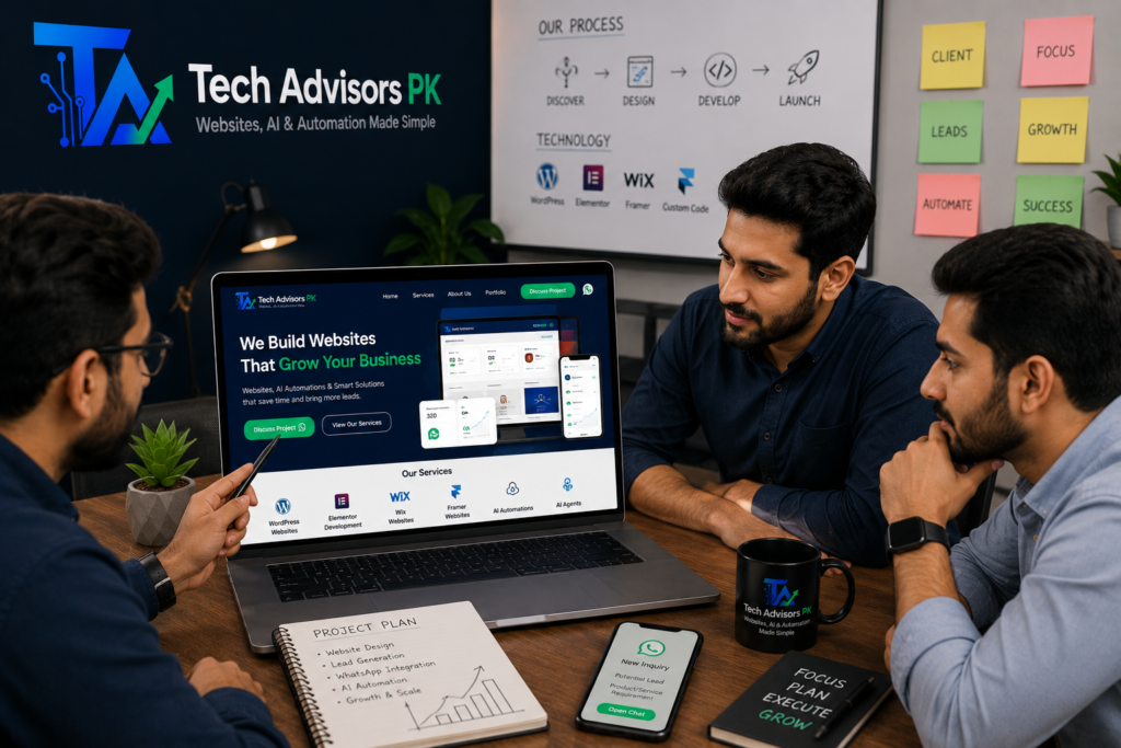 Best Website Structure for Service-Based Businesses in Pakistan
